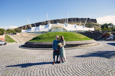 A Magical Day at Dynamic Earth in Edinburgh: Ruth and Donalds Wedding