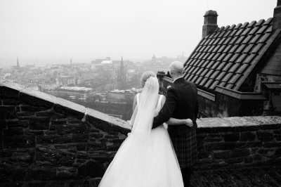 A Magical Winter Wedding at Edinburgh Castle