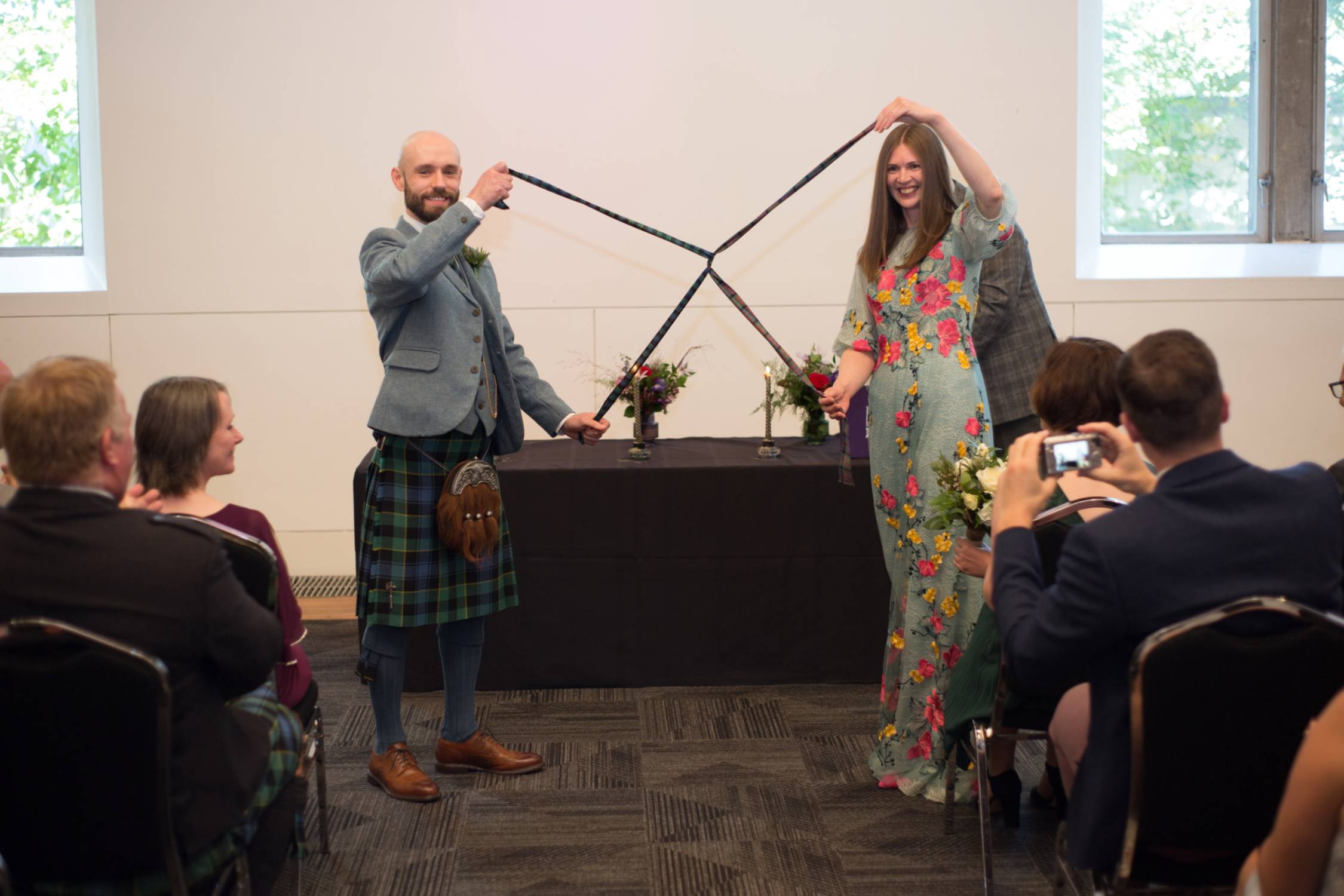 wedding photography dynamic earth edinburgh