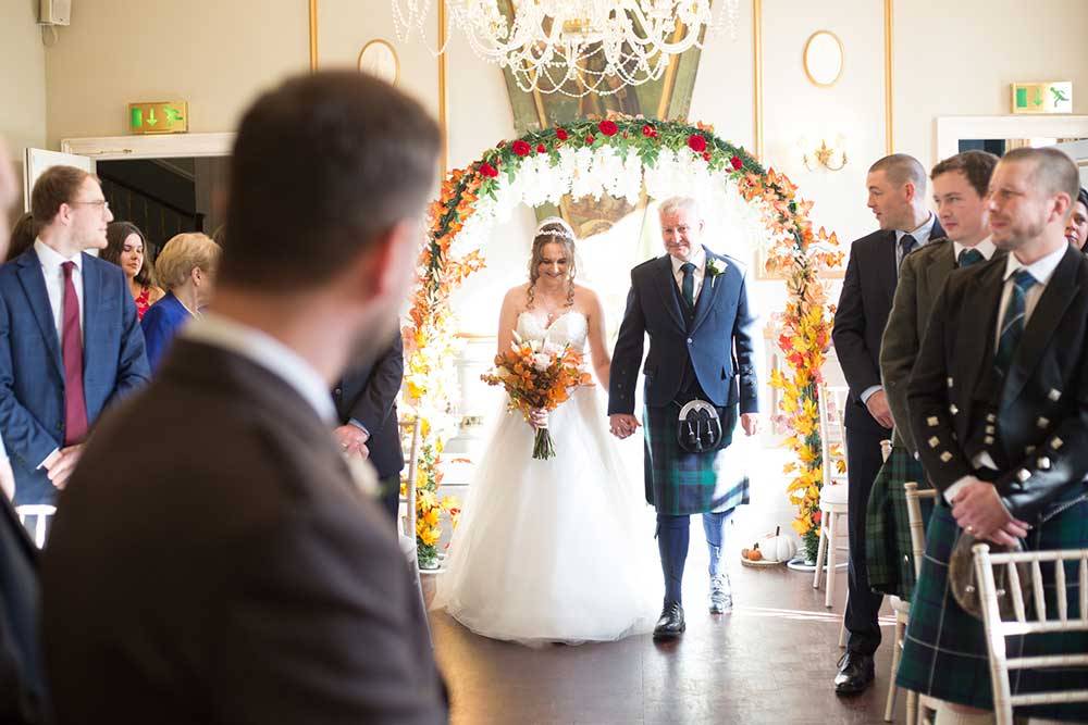 melville castle wedding