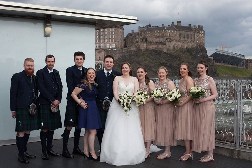 skybar edinburgh wedding